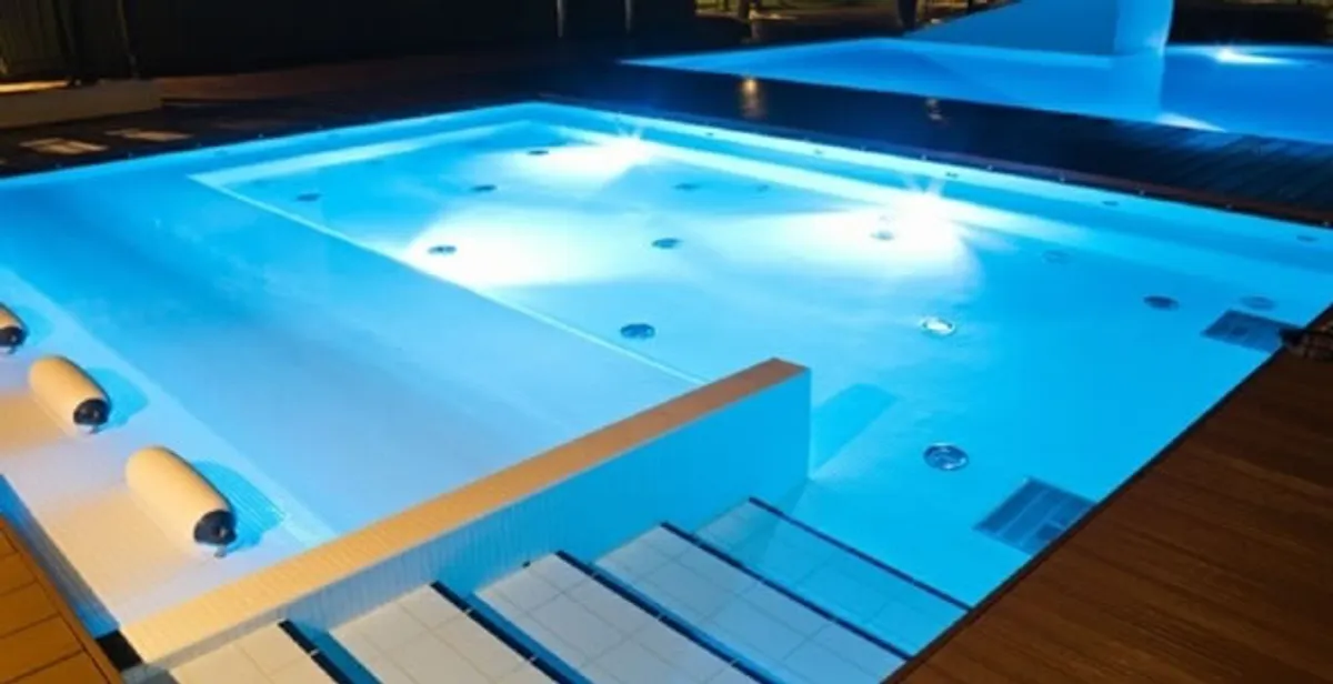 pool light installation and repair services providing modern illuminated pool lighting in Modesto, CA